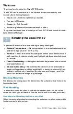 Предварительный просмотр 2 страницы Cisco RV160 Quick Start Manual