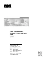 Cisco SCE 2000 4/8xFE Installation And Configuration Manual предпросмотр