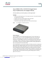 Предварительный просмотр 1 страницы Cisco SD2008 Datasheet