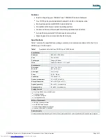 Предварительный просмотр 2 страницы Cisco SD205 Datasheet