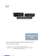 Preview for 1 page of Cisco SF500-24 Administration Manual