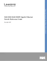 Cisco SFE2000P Reference Manual предпросмотр