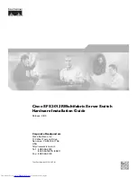 Предварительный просмотр 1 страницы Cisco SFS 3012R Hardware Installation Manual