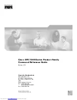 Предварительный просмотр 1 страницы Cisco SFS7000P-SK9 - SFS InfiniBand Server Switch 7000 Command Reference Manual