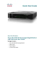 Cisco SG 100D-08 Quick Start Manual предпросмотр