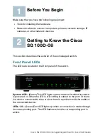 Предварительный просмотр 3 страницы Cisco SG 100D-08 Quick Start Manual