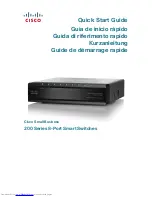 Предварительный просмотр 1 страницы Cisco SG 200-08 Quick Start Manual