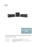 Cisco SG 300-10P Administration Manual предпросмотр