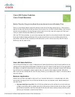 Cisco SLM2024T-NA Datasheet preview