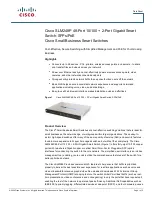 Cisco SLM248P Datasheet preview