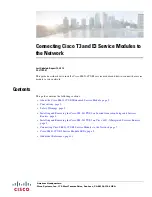 Cisco SM-X-1T3/E3 Installation Manual предпросмотр