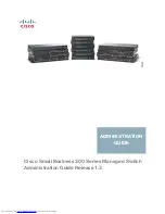 Cisco Small Business 300 Administration Manual preview