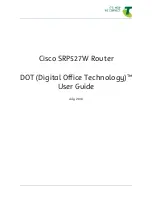 Предварительный просмотр 1 страницы Cisco Small Business Pro SRP527W User Manual