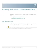 Preview for 87 page of Cisco Small Business VC220 Administration Manual