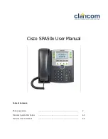 Предварительный просмотр 1 страницы Cisco SPA50 Series User Manual