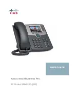 Предварительный просмотр 1 страницы Cisco SPA525G - Small Business Pro IP Phone VoIP User Manual