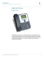 Предварительный просмотр 9 страницы Cisco SPA922 - IP Phone With Switch User Manual