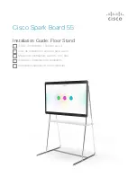 Preview for 1 page of Cisco Spark Board 55 Installation Manual