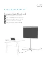 Preview for 1 page of Cisco Spark Room 55 Installation Manual