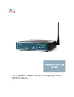 Предварительный просмотр 1 страницы Cisco SR520-FE-K9 Administration Manual