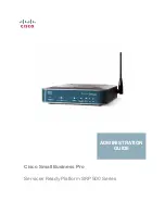 Cisco SRP 526W Administration Manual preview