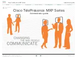 Cisco TelePresence 1000 MXP Administrator'S Manual preview