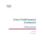 Cisco TelePresence Conductor Getting Started preview