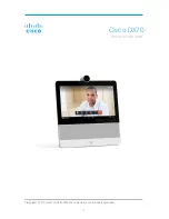 Cisco TelePresence DX70 Installation Manual preview