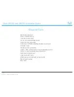 Preview for 4 page of Cisco TelePresence IX5000 Installation Manual