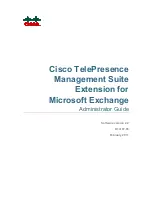 Cisco TELEPRESENCE MANAGEMENT SUITE EXTENSION 2.2 - FOR MICROSOFT EXCHANGE Administrator'S Manual preview