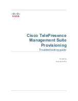 Cisco TELEPRESENCE MANAGEMENT SUITE PROVISIONING Troubleshooting Manual preview