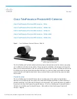 Cisco TelePresence PrecisionHD series Datasheet preview