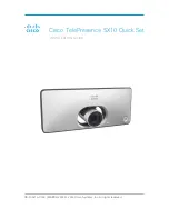 Cisco TelePresence SX10 Installation Manual preview