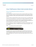 Cisco TelePresence Specifications preview