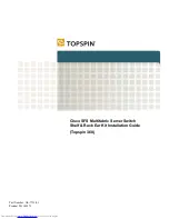 Preview for 1 page of Cisco Topspin 360 Installation Manual