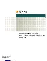 Предварительный просмотр 1 страницы Cisco TOPSPIN SFS 3001 Quick Start Manual