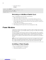 Предварительный просмотр 62 страницы Cisco TOPSPIN SFS 3012 Hardware Manual