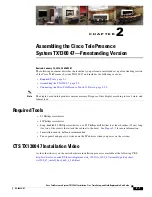 Preview for 1 page of Cisco TX1300 47 Manual