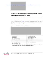 Cisco UCS B250 M1 Installation And Service Note preview