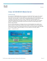 Cisco UCS B460 M4 Datasheet preview