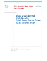 Cisco UCS C200 M2 Spec Sheet preview