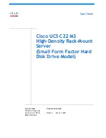 Cisco UCS C22 M3 Spec Sheet preview