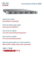 Предварительный просмотр 1 страницы Cisco UCS C220 M5SX Quick Start Manual