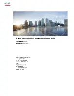 Cisco UCS X9508 Installation Manual preview
