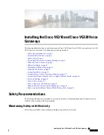 Предварительный просмотр 1 страницы Cisco VG310 Installing Manual