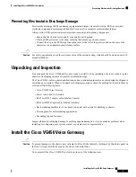 Preview for 5 page of Cisco VG450 Installing