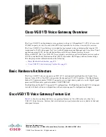Preview for 39 page of Cisco VGD-1T3 Software Configuration Manual