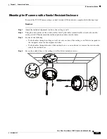 Предварительный просмотр 23 страницы Cisco Video Surveillance 3520 Installation Manual