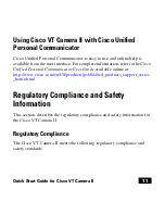 Предварительный просмотр 13 страницы Cisco VT II User Manual