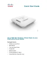 Предварительный просмотр 1 страницы Cisco WAP351 Quick Start Manual